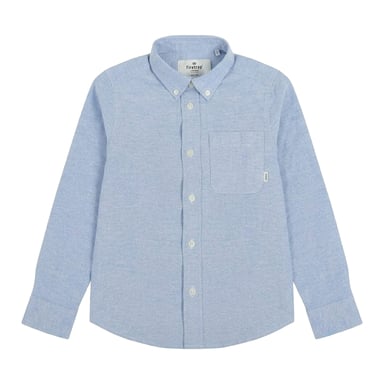 Firetrap Boys Oxford Pocket Long-Sleeved Shirt (Blue)