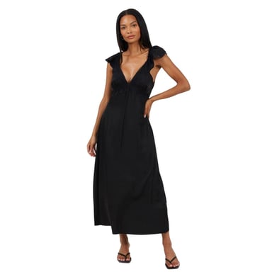 Brave Soul Womens/Ladies Regular Maxi Dress (Black)