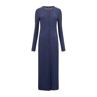 French Connection Womens/Ladies Meera Ribbed Maxi Dress (Blue)