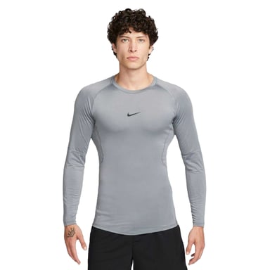 Nike Mens Pro Core Long-Sleeved T-Shirt (Grey)