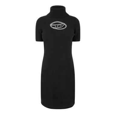 Diesel Womens/Ladies Argaret Turtle Neck Bodycon Mini Dress (Black)