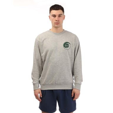 New Balance Mens Graphic Print French Terry Relaxed Fit T-Shirt (Grey)