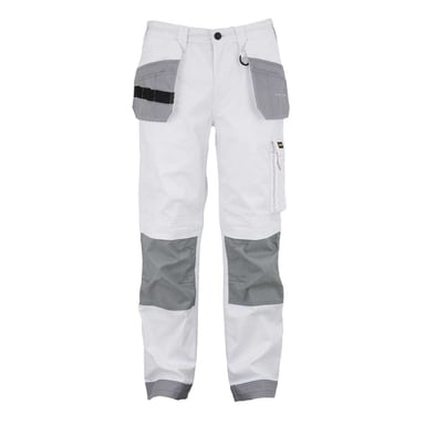 Dunlop Mens Work Trousers (White/Grey)