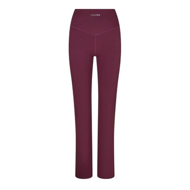 USA Pro Womens/Ladies Flared Leggings (Dark Cherry)