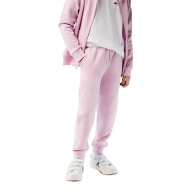Lacoste Childrens/Kids Embroidered Logo Jogging Bottoms (Pink)