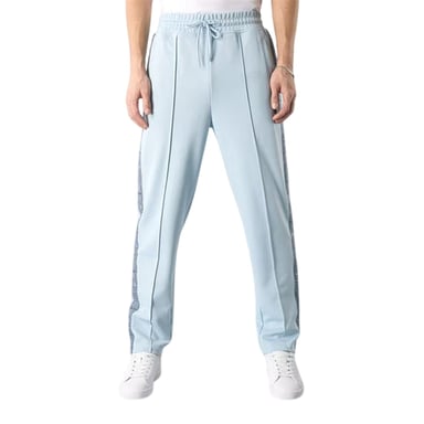 Pretty Green Mens Paisley Tracksuit Bottoms (Light Blue)