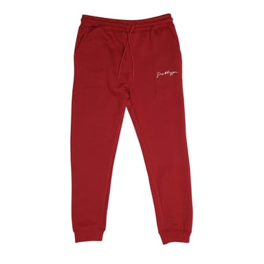 Hype Childrens/Kids Script Logo Joggers (Rust)