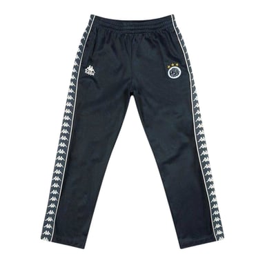 Kappa Mens Banda Colour Block Jogging Bottoms (Blue/White)