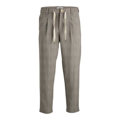 Jack And Jones Heren Billcapri geruite chino met taps toelopende pijpen (Servies)