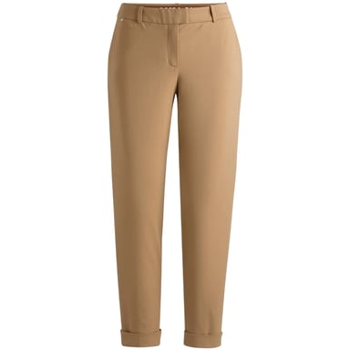 Boss Womens/Ladies Plain Straight Chinos (Medium Beige)