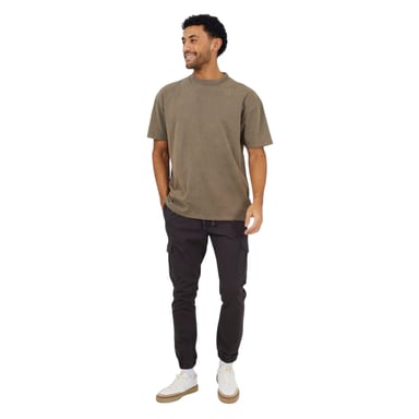 Brave Soul Mens Cargo Jogging Bottoms (Dark Grey)