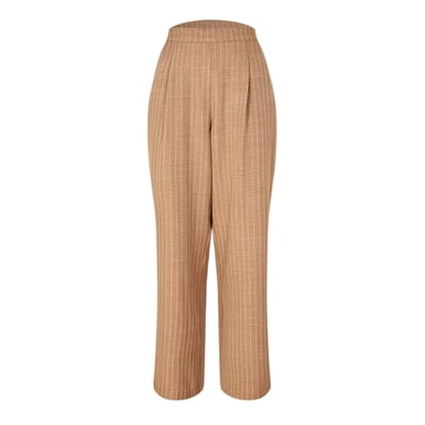 Biba Womens/Ladies Vertical Stripe Wide Leg Trousers (Camel)