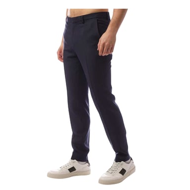 Hugo Mens Hesten Wool Blend Trousers (Dark Blue)
