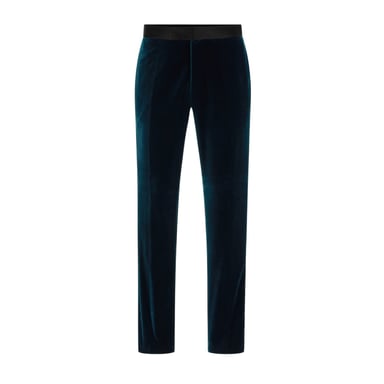 Boss Mens C-Genius Tuxedo Trousers (Turquoise/Aqua)
