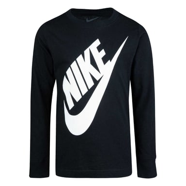 Nike Childrens/Kids Futura Oversized Logo Long-Sleeved T-Shirt (Black)