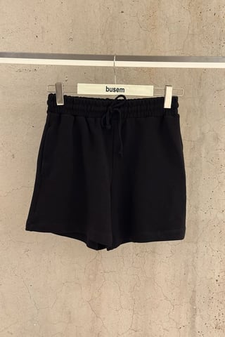 Mid-Waist Drawstring Sweat Shorts
