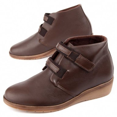Purapiel Wedge Ankle Boot Akilav2 Brown