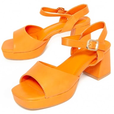 Montevita Heel Sandal Comodosan Orange