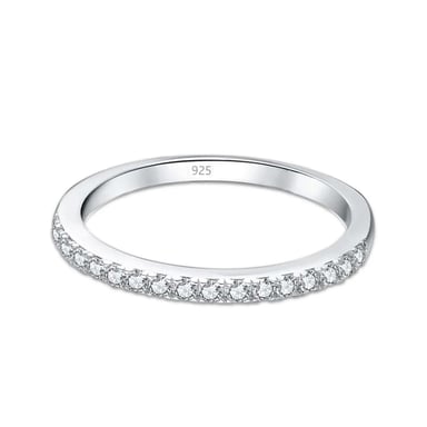 Eternal Sparkle Sterling Silver Ring for Women with Cubic Zirconia BIAN018