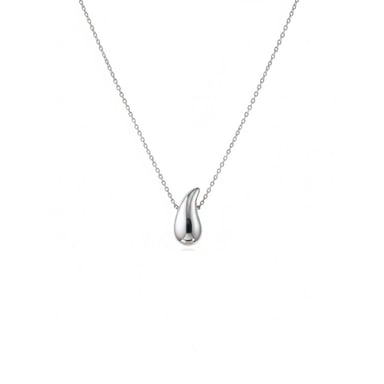 Women's Teardrop Necklace in 925 Sterling Silver BICLL026