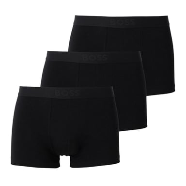 Boss Mens Logo Boxer Briefs (Pack of 3) (Black)