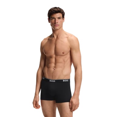 Boss Mens Logo Boxer Briefs (Pack of 3) (Black/White)