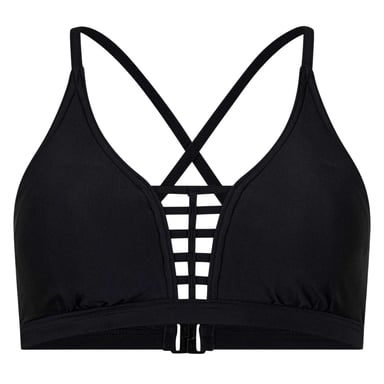 Zoggs Womens/Ladies Ladder Crop Top (Black)
