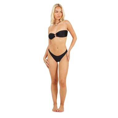 Brave Soul Womens/Ladies Low Rise Bikini Bottoms (Black)