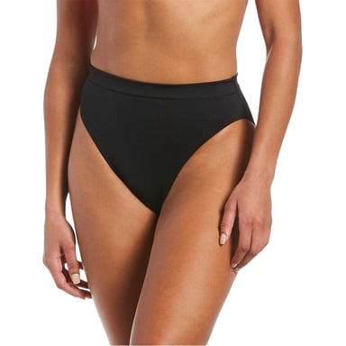 Nike Womens/Ladies High Waist Bikini Bottoms (Black)