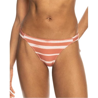 Roxy Womens/Ladies Striped Low Rise Beach Bikini Bottoms (Orange)