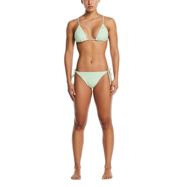 Nike Womens/Ladies Embossed Bikini Bottoms (Vapor Green)