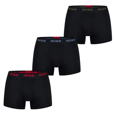 Hugo Mens Boxer Briefs (Pack of 3) (Black/Red/Blue)