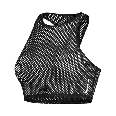 Speedo Womens/Ladies Mesh Crop Top (Grey)