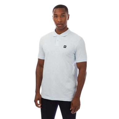 Weekend Offender Mens Barnum Short-Sleeved Polo Shirt (Sky Blue)
