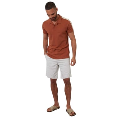 Threadbare Mens Kirkby Polo Shirt (Rust)
