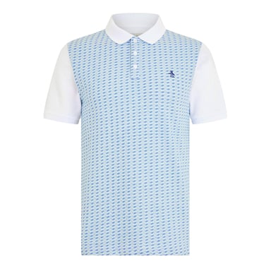Original Penguin Mens Embroidered Regular Polo Shirt (White)