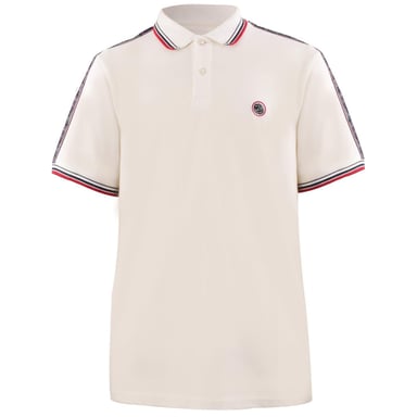 Pretty Green Mens Eclipse Regular Short-Sleeved Polo Shirt (White)