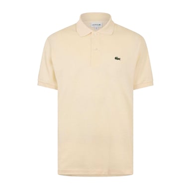 Lacoste Mens Classic Short-Sleeved Polo Shirt (Beige)