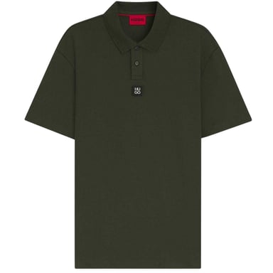 Hugo Mens Deabono Logo Polo Shirt (Dark Green)