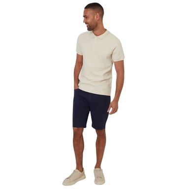 Threadbare Mens Caswell Polo Shirt (Oatmilk)