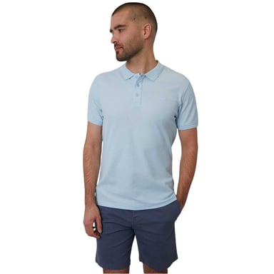 Threadbare Mens Malbork Short-Sleeved Polo Shirt (Skyway)