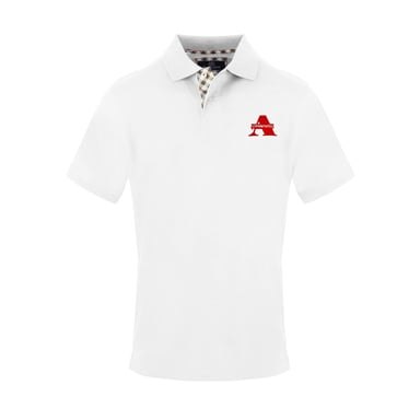 Aquascutum Mens Regular Polo Shirt (White)