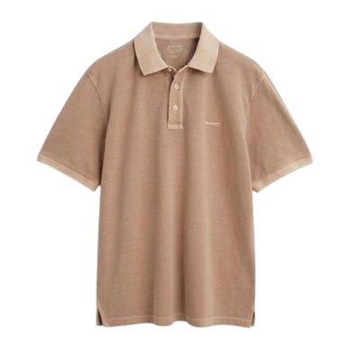 Gant Mens Logo Pique Sun Faded Polo Shirt (Sand)