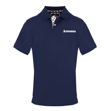 Aquascutum Mens Logo Polo Shirt (Navy)