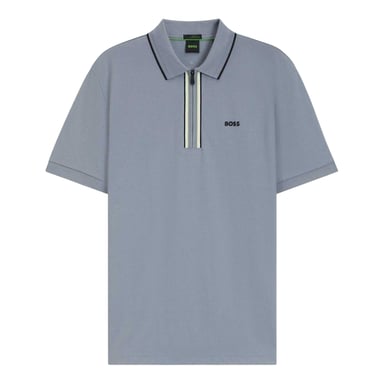 Boss Mens Philix Quick Dry Short-Sleeved Polo Shirt (Dark Grey)