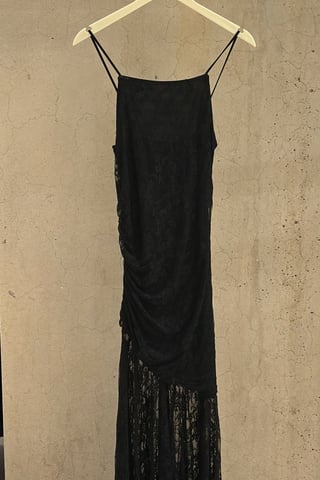Ärmlös Bodycon Maxi Klänning med Fyrkantig Urringning