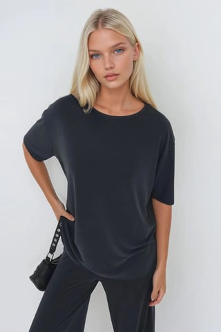 Loose Fit Crew Neck T-Shirt