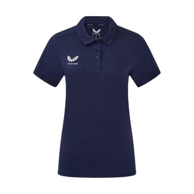 Castore Womens/Ladies Logo Collared Polo Shirt (Peacoat)