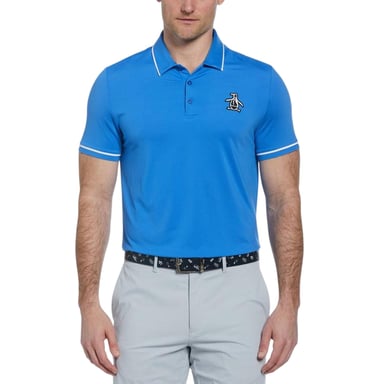 Original Penguin Mens Heritage Regular Golf Polo Shirt (Nebulas Blue)