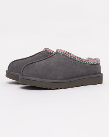 Logo Detail Slippers in Grey